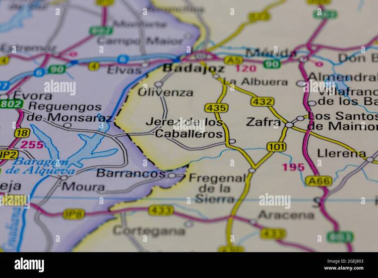 jerez-de-los-caballeros-spain-shown-on-a-road-map-or-geography-map-2GEJ803_2.jpg